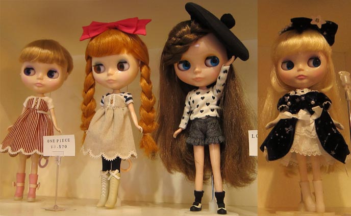 The pink and black Gothic Lolita doll was one of my favorites