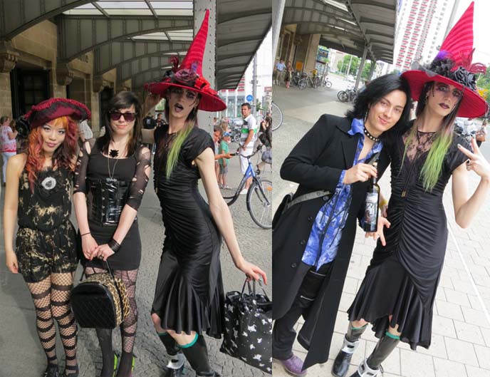 Pagan Village And Metal Bands At Wave Gotik Treffen Leipzig New Romantic Party German Goth Punk