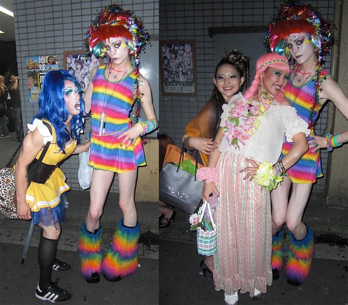 WEIRDEST FETISHES AT JAPANESE CLUB NIGHT: TOKYO KINK ALTERNATIVE PARTY, DEPARTMENT H. BODY MODIFICATIONS. weird japan, strangest clubs parties, world's weirdest events, japanese fetishes, leather dominatrixes, drag queens, , gender bending, extreme piercings, body mods, drag queen fashion, rainbow brite