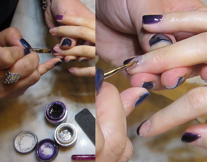 nail art design, nail art photos, nailart inspiration, japanese nails, nail polish techniques, nail art salon vancouver, bling nails, cool designs nails, nail artists, nail design competitions, nail art contests, purple hair, violet hair dye, dark purple hairstyle, japanese goth fashion, alternative street style, cute goth girls