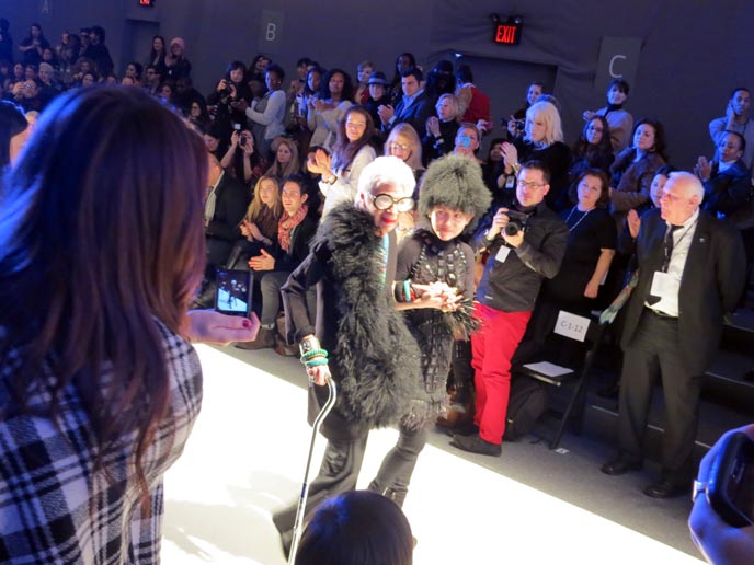 ZELDA KAPLAN DIES, FRONT ROW OF JOANNA MASTROIANNI RUNWAY SHOW. IRIS APFEL, NEW YORK FASHION WEEK ICON, ny fashion week 2012, february 2012, lincoln center, fashion icon faints dies, death zelda kaplan, gloomth, sweet lolita dress, cute lolitas, cute japanese lolis, vampire fashion, vampire makeup, fashion bloggers conference, how to get tickets to ny fashion week, mbfashionweek, mercedes benz fashion week, new york city fashion, runway shows, fashion show invites, invitations, blogger events, fashion blog collaborations