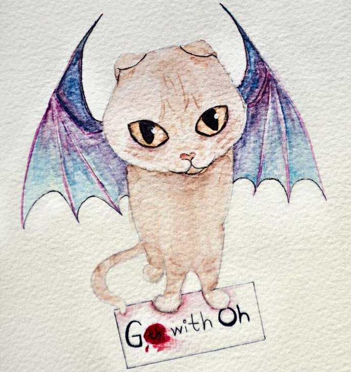 SPOOKY, CUTE, GOTHIC, HALLOWEEN ART DRAWINGS! WINNERS OF GOTH WITH OH & LACARMINA ILLUSTRATION CONTEST, graphic design, fan art, fanart, fashion bloggers art, fashion design sketches, manga, anime, cute japanese drawings, kawaii art, artwork, japan modern artists, travel bloggers, competitions, art contests, drawing contest, fashion design contest, tshirt graphic logo, go with oh, emo punk girl, t-shirt designs, best tshirts art, halloween paintings