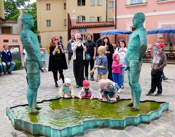 PRAGUE peeing fountain, peeing statue, david cerny, pee statue, prague CASTLE, GOTH CLUBS & ALTERNATIVE TRAVEL TIPS: CROSS CLUB STEAMPUNK BAR, ST VITUS CATHEDRAL, HELL CLUB. crossclub, steampunk bars, Saint Vitus' Cathedral, bohemia architecture, prague castles, czech churches, cathedrals, prague spring, STEAMPUNK FASHION, ABSINTHE ICE CREAM, PRAGUE. BEST CZECH REPUBLIC Gothic CLUBS, BARS & PARTIES, buy steampunk clothes online, steam punk clothing, go with oh, oh prague, GOTH TRAVELS IN THE CZECH REPUBLIC WITH ROCK N ROLL BRIDE. absinthe bars, real absinthe, goth stores europe, vampire city, praha, prague apartment rentals, best prague hotels, old town, prague tours, prague ghost tours, czech republic travel guide, short term apartment rentals europe, european travel tops, goth vacations, gowithoh, prague tourism, weather, kat williams, rocknroll bride, press trip, social media experts