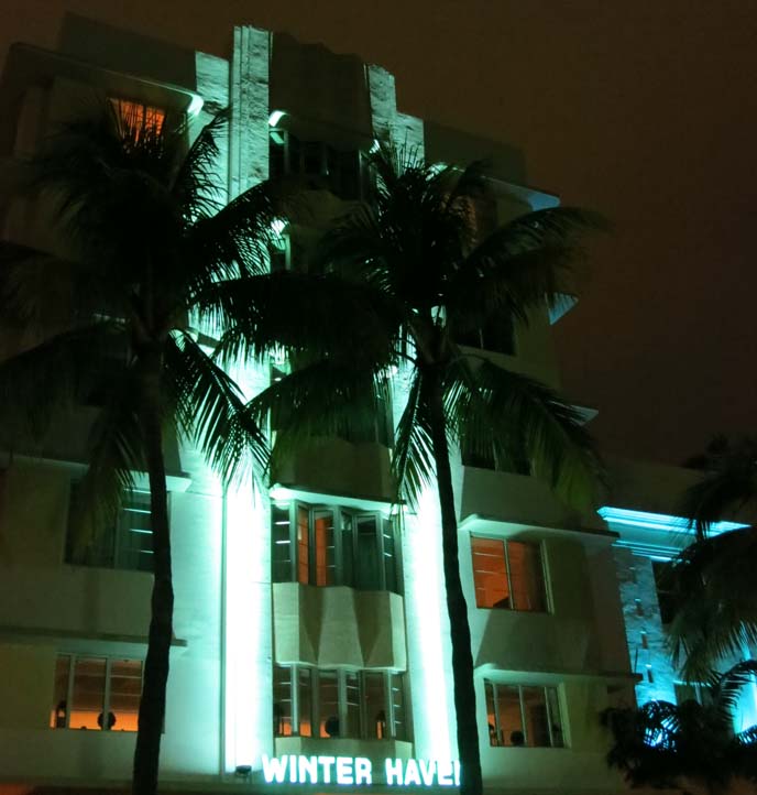 art deco hotel, winter haven, miami architecture, south beach nightlife, design