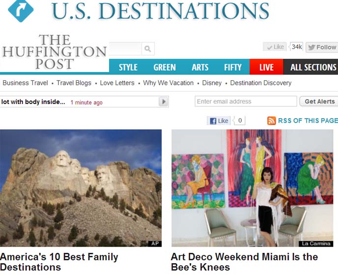 huffington post travel, top usa boutique hotels, rock n roll hotel, coolest hotels