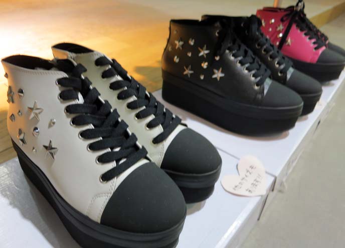 studded shoes, creeper shoes, star stud sneakers, peace now boots