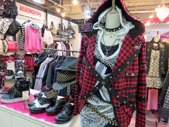 algonquins studio alta, shinjuku goth punk stores