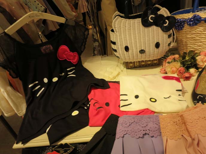 hello kitty dress, sanrio purse, hello kitty fashion line