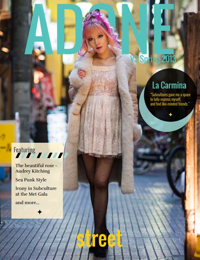 adone magazine, street style magazines, japanese fashion snaps