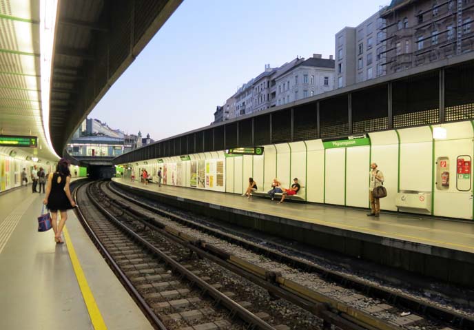 wien subway tracks, U-Bahn