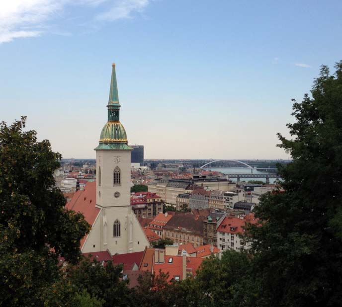 bratislava view, rooftops