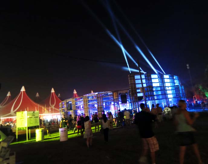 nightclub lights, outdoor raves