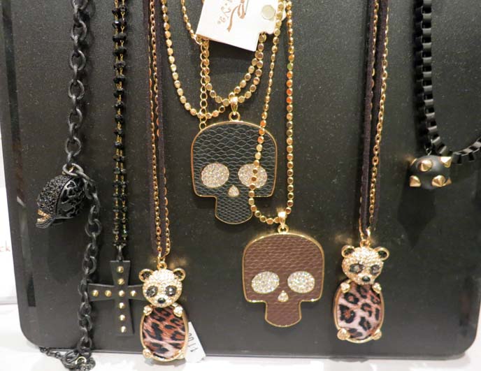 panda skull necklaces, belgrade jewelry designers