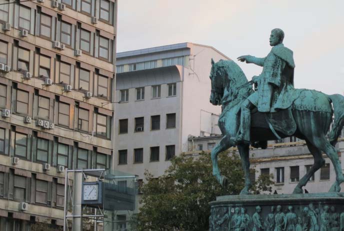 belgrade Republic Square, prince michael horse statue