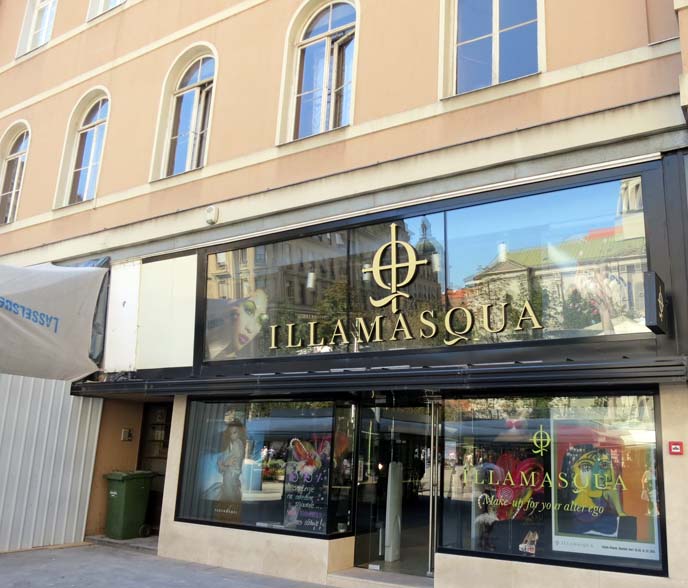 Illamasqua store, makeup shop zagreb