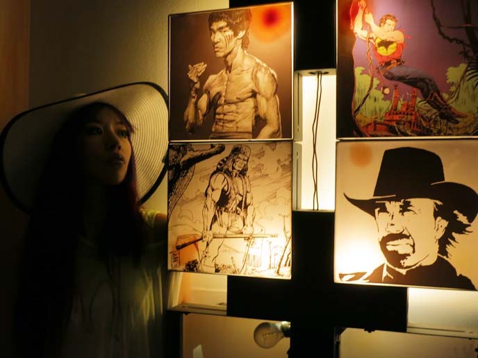 bruce lee lamp, art