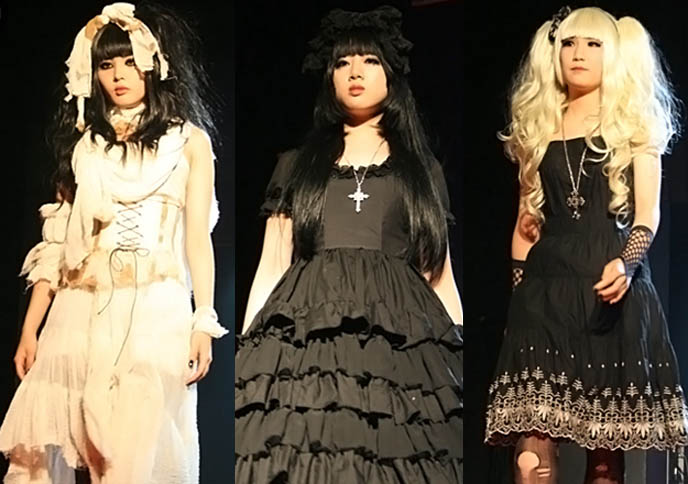 korean goth fashion, gothic lolita korea