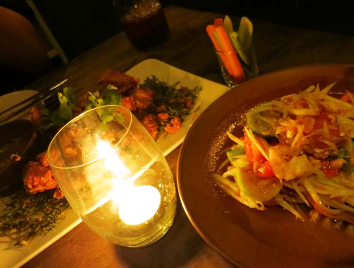 spicy thai food, moose restaurant bar thonglor