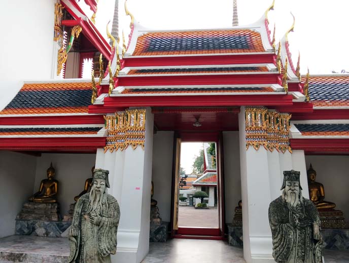 chinese gods statues, temple