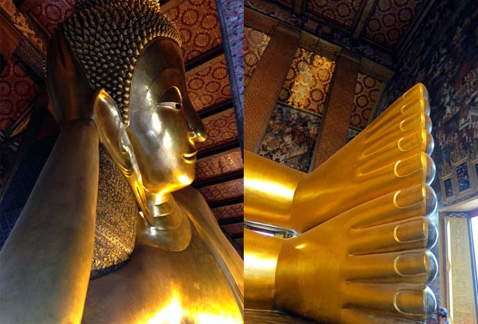 golden reclining buddha state