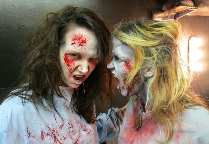 zombie girls, couples halloween costumes