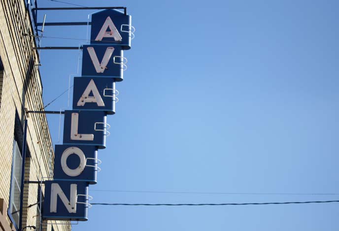 avalon theater sign portland