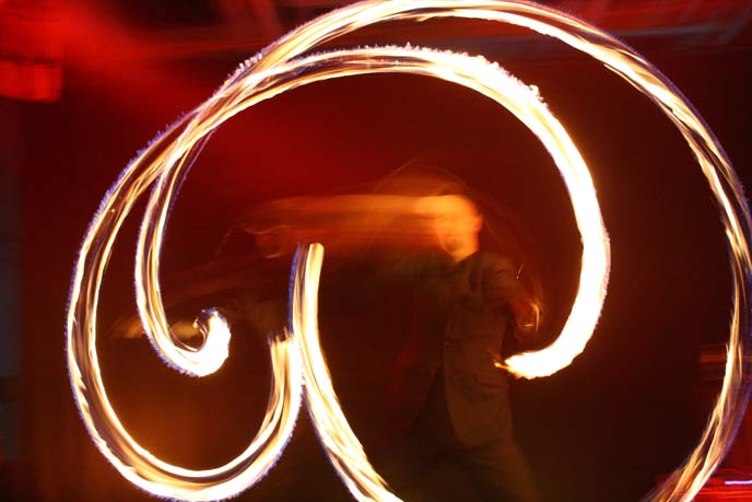 fire dancing motion