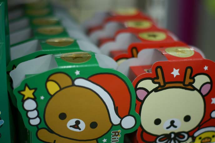 rilakkuma christmas snacks