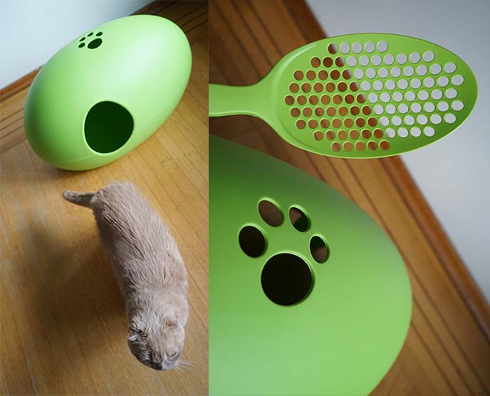 designer cat litter scoop