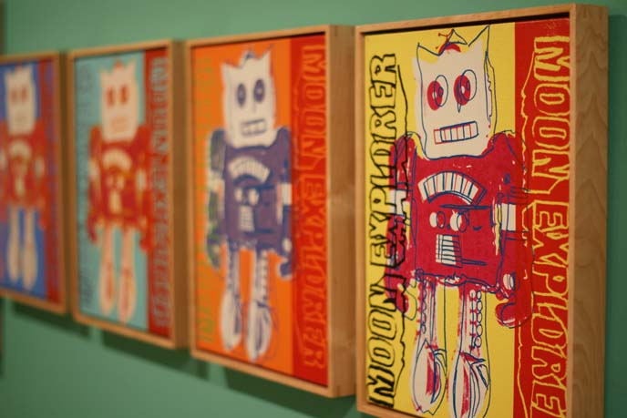 andy warhol robot paintings