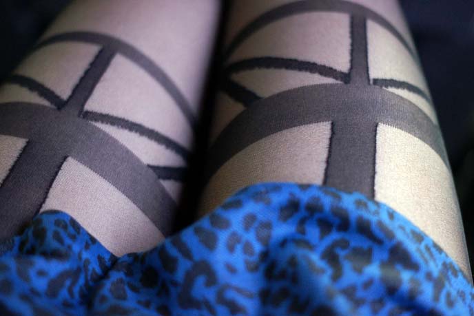 harajuku japanese pattern tights