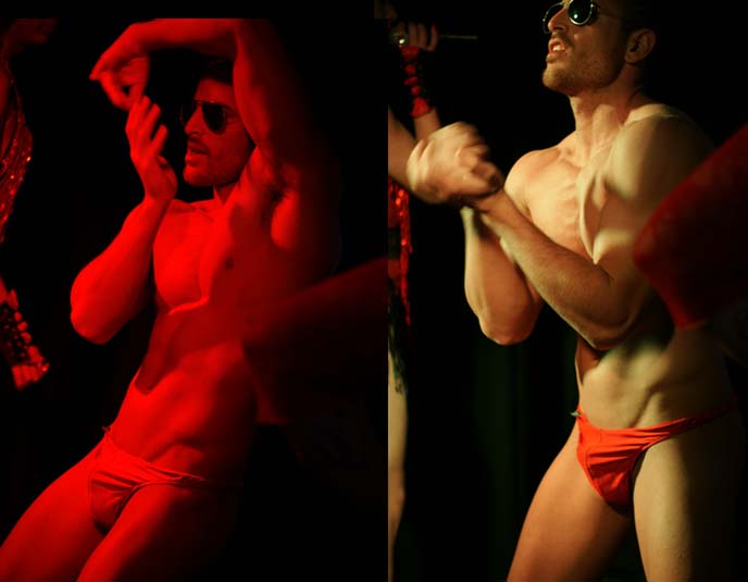 male stripper, tel aviv