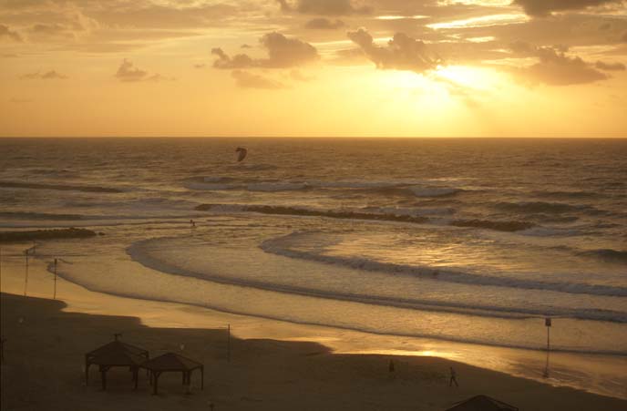 tel aviv beach sunset