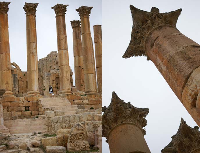 Jerash Temple of Artemis, acanthus columns