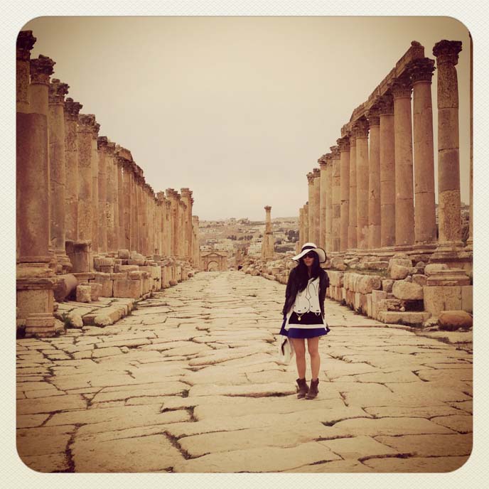 jerash colonnaded cardo maximus