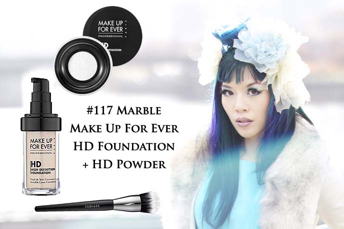 make up forever hd foundation, powder