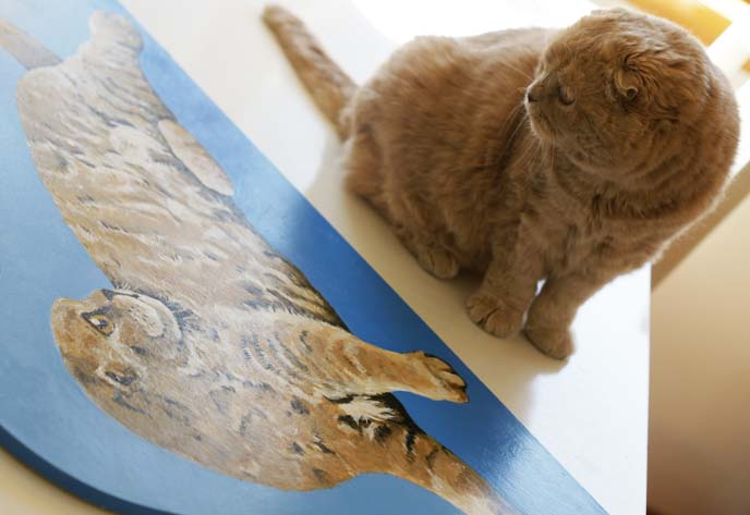 bitsy knox artist, cat painting