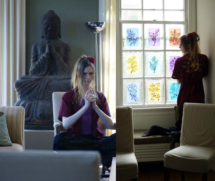 praying buddha, zen bookstore