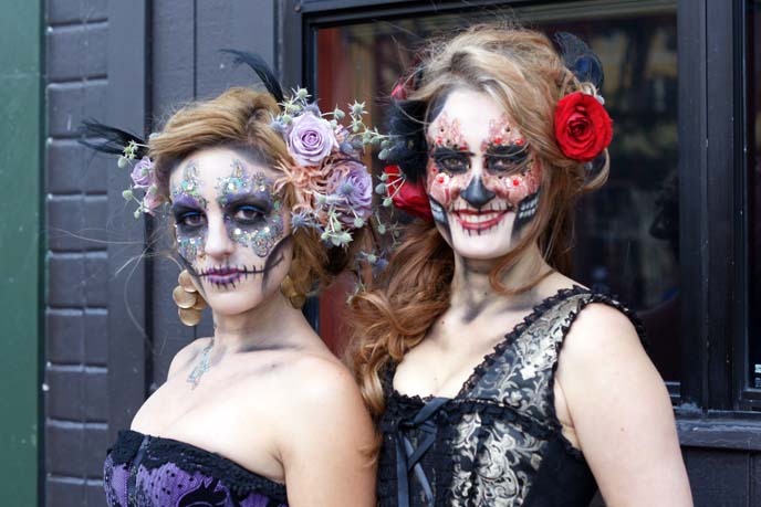 sugar skull makeup girls