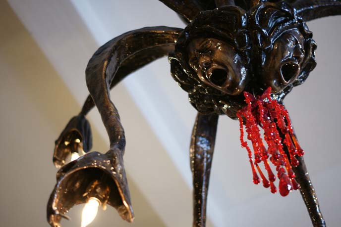 medusa tentacles chandelier lamp