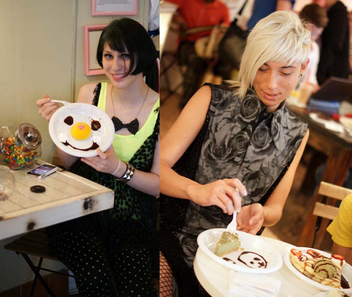 cute food decorating, maid cafe