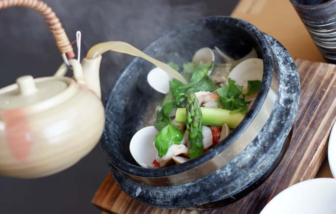 clam stew hot pot