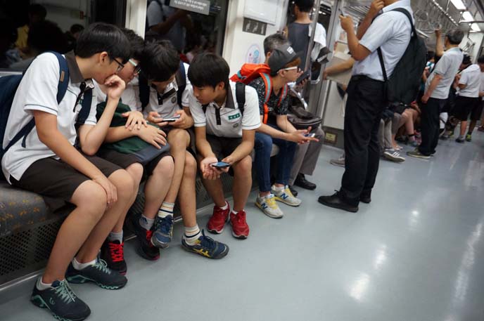 korean schoolboys in uniform