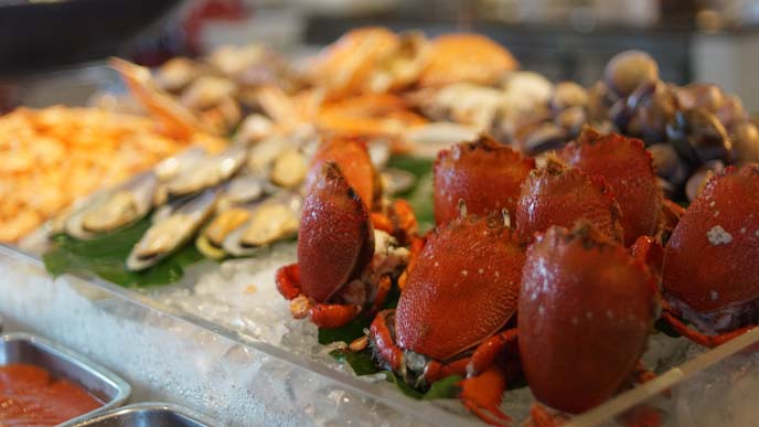 crab seafood hotel buffet