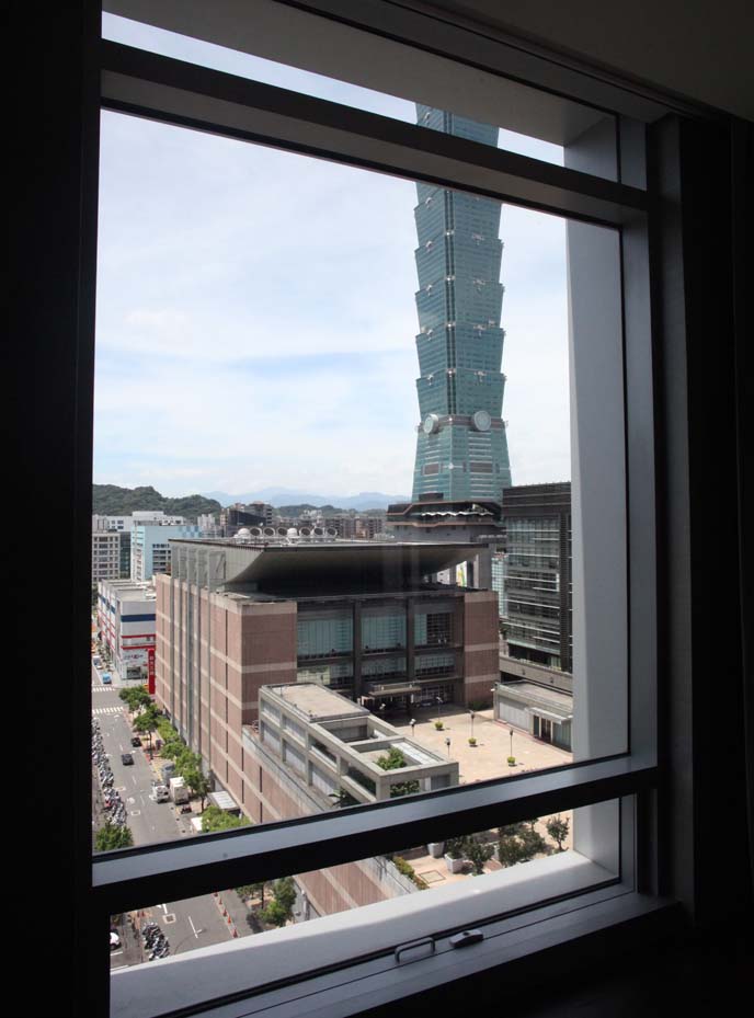 hotel view of taipei 101