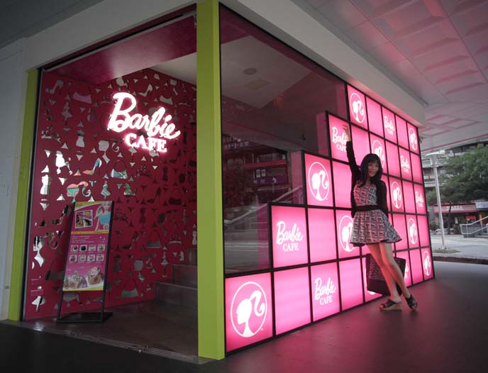 barbie themed restaurant taipei