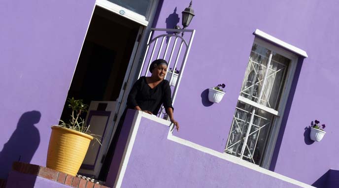 purple house boo kaap, Faldela Tolker