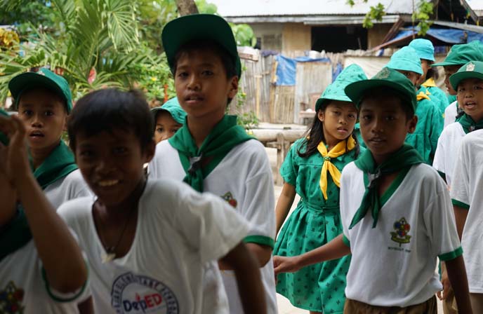 philippine school children uniforms