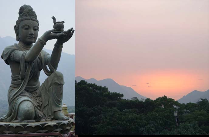 lantau island scenery, sunset