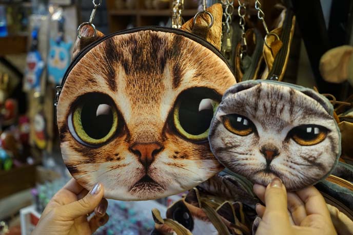 cute scottish fold cat purse